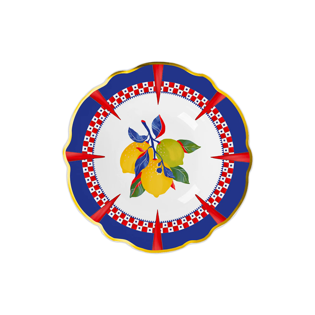 צלחת עמוקה - לימון