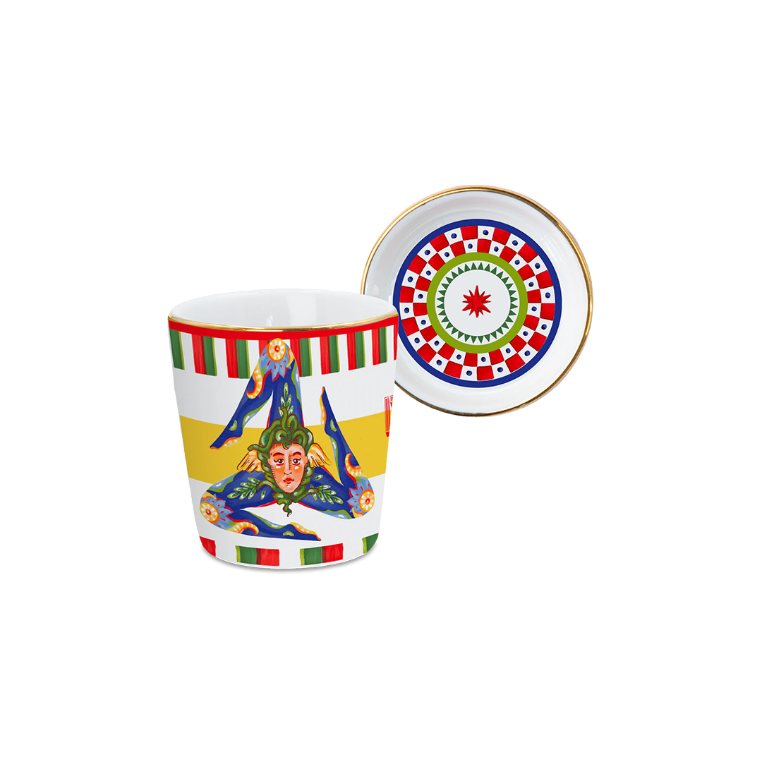 ספל אספרסו עם תחתית במגוון דגמים - טרינקריה - Dolce Vita