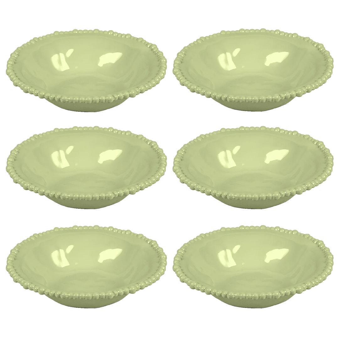 סט 6 צלחות עמוקות במגוון צבעים - Joke