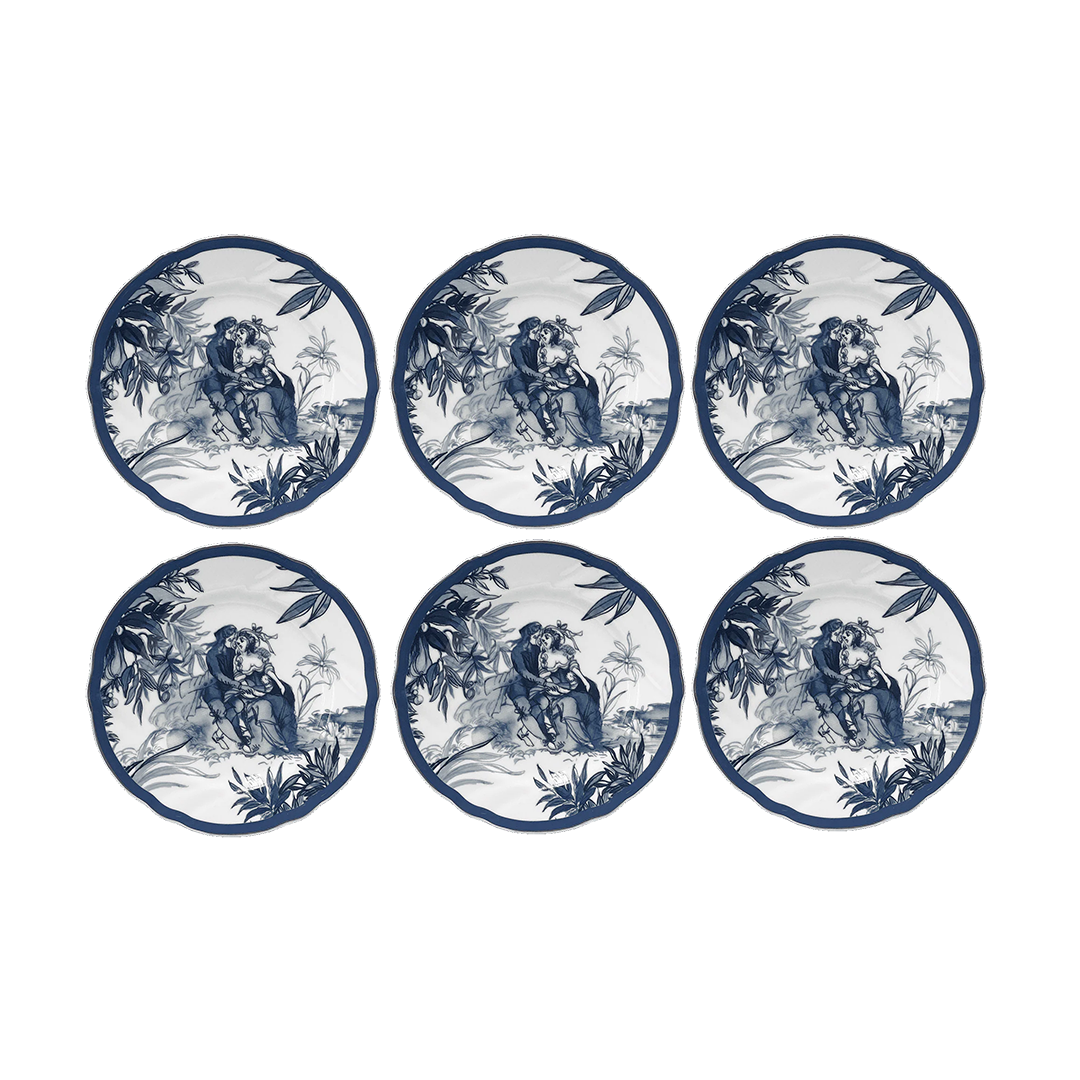 סט 6 צלחות ראשונה/קינוח - Versailles | PLAVER