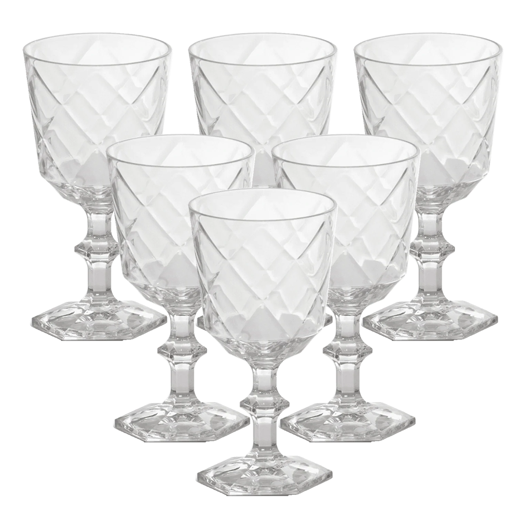 סט 6 כוסות יין - Cheers