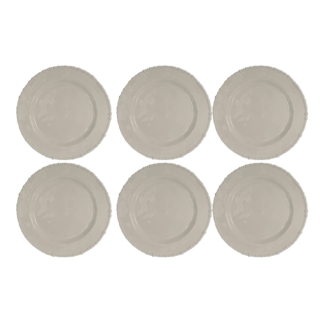 סט 6 צלחות ראשונה/קינוח במגוון צבעי0 - Joke