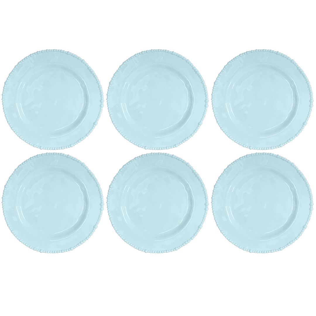 סט 6 צלחות עיקריות במגוון צבעים - Joke