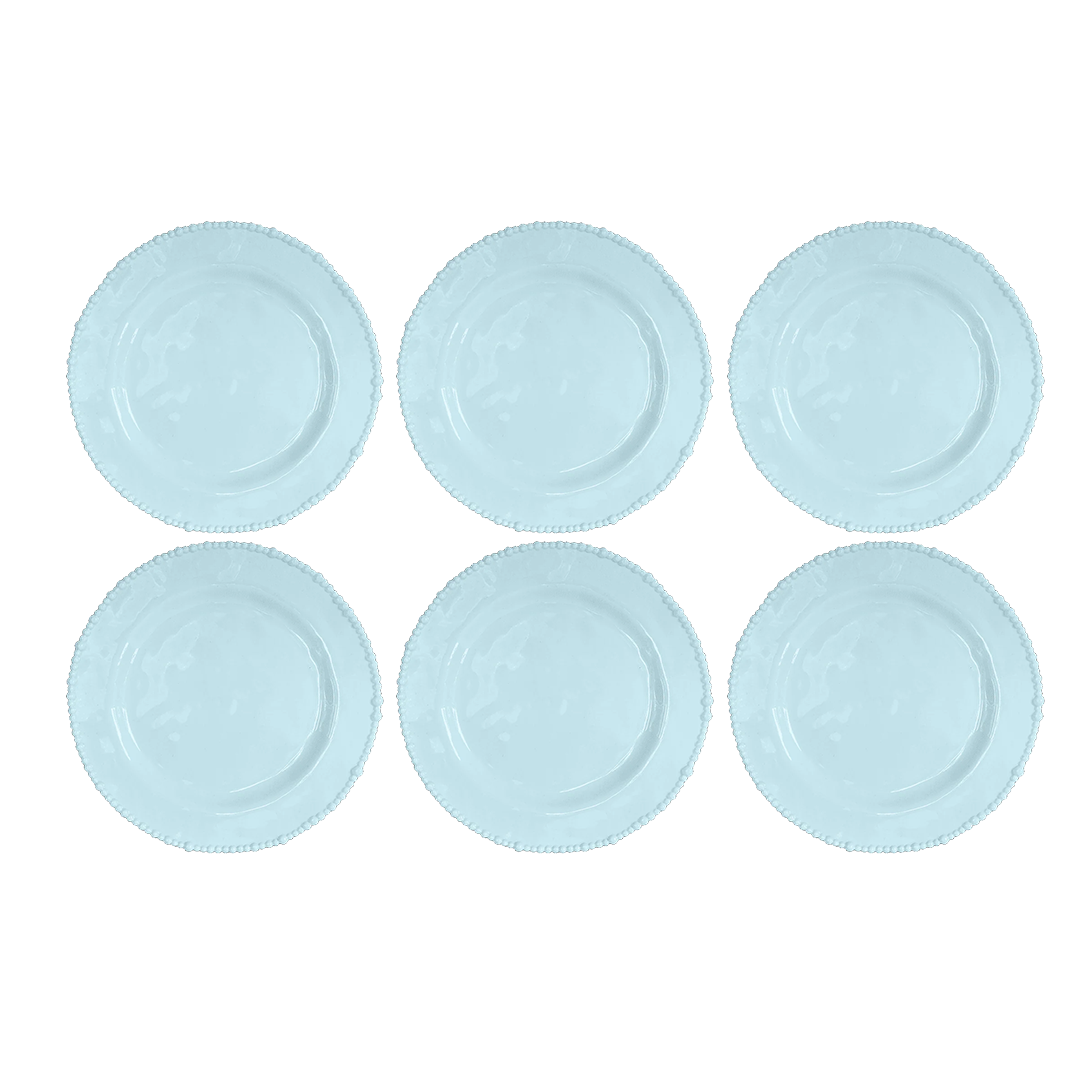 סט 6 צלחות ראשונה/קינוח במגוון צבעי0 - Joke