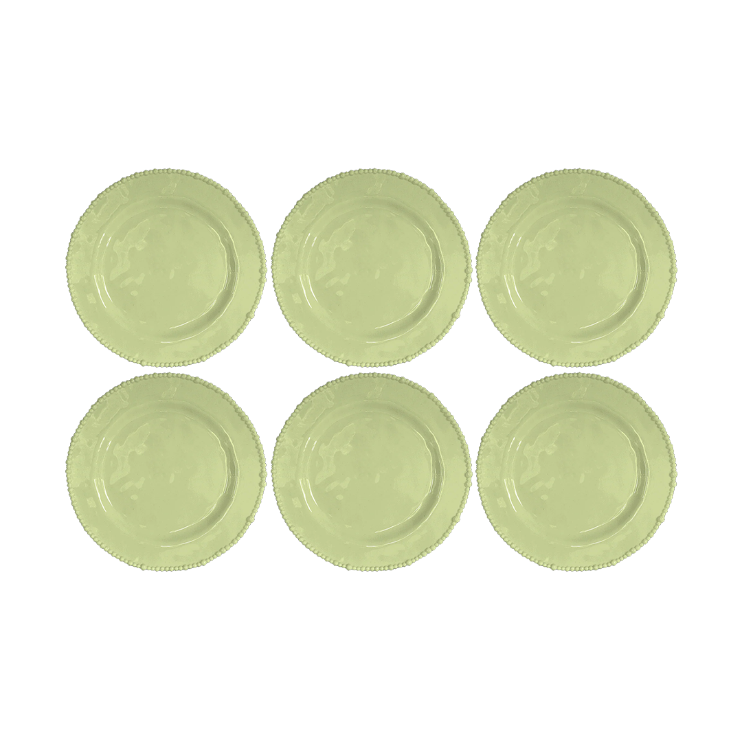 סט 6 צלחות ראשונה/קינוח במגוון צבעי0 - Joke