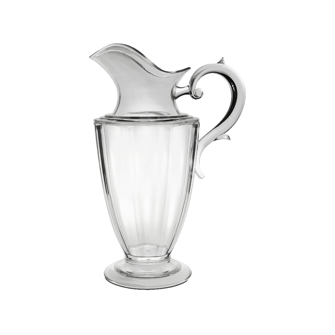 קנקן מים במגוון צבעים - שקוף