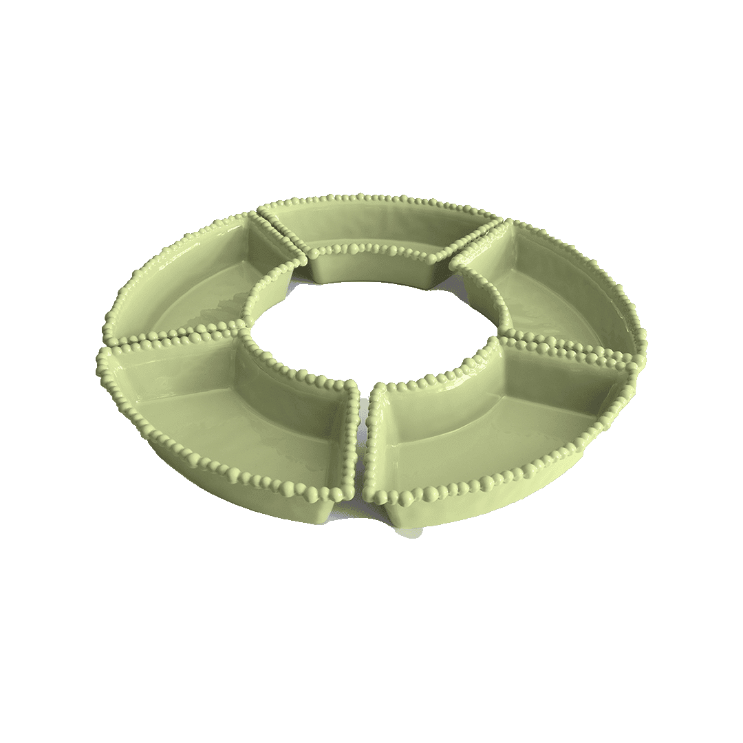 סט צלחות 5 חלקים מודולרית במגוון צבעים - Joke