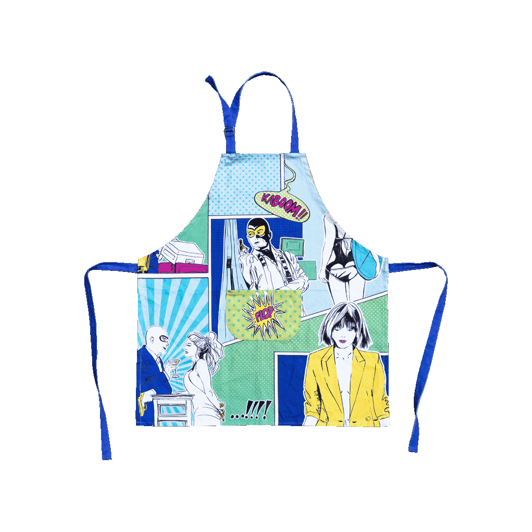 סינר למטבח במגוון צבעים - כחול