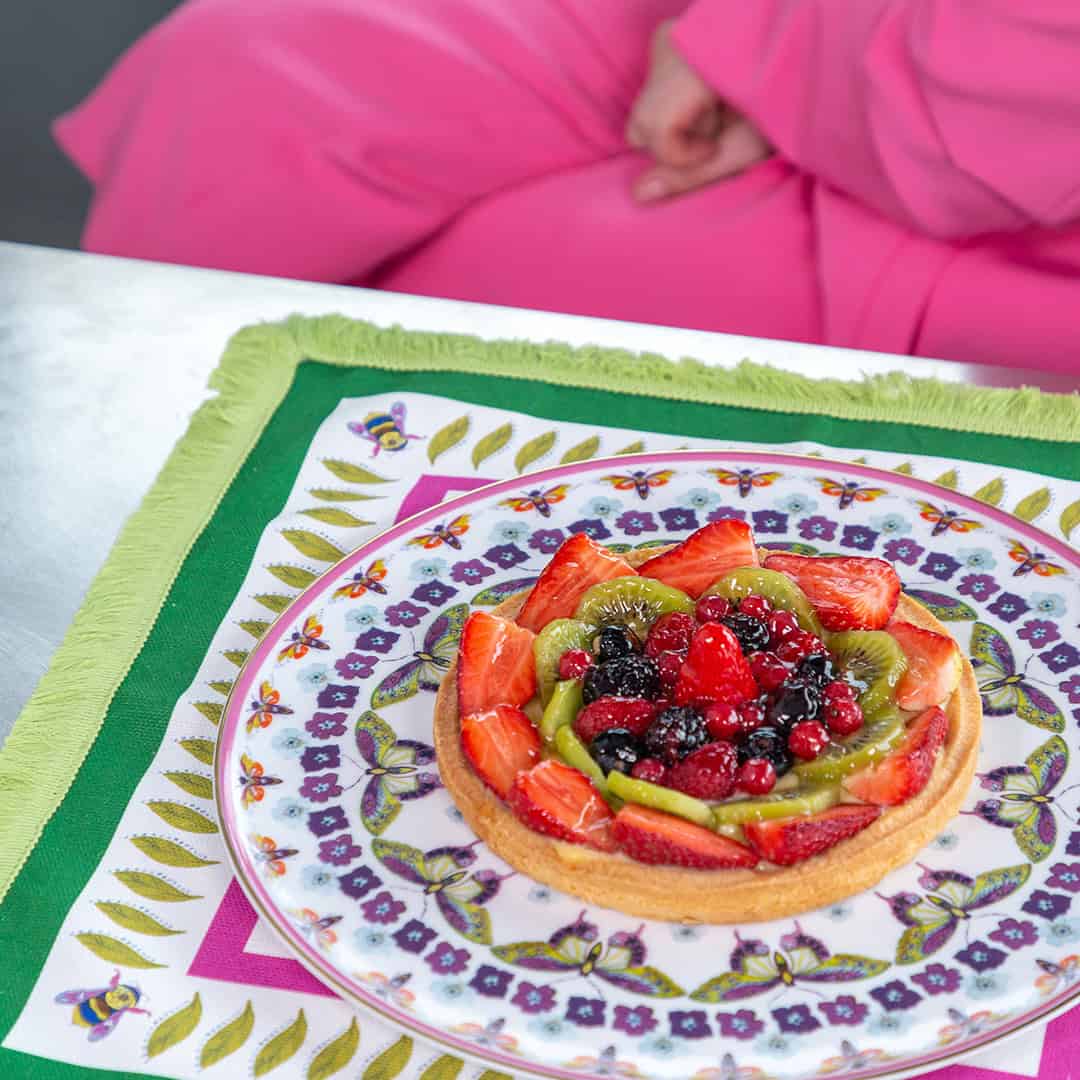 פלייסמט מרובע במגוון צבעים - ירוק - Amazzonia