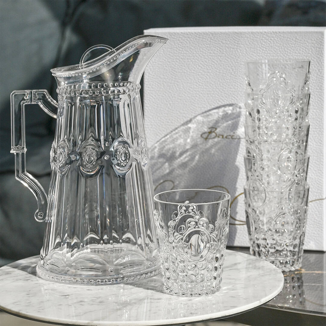 סט 6 כוסות וקנקן - Baroque & Rock