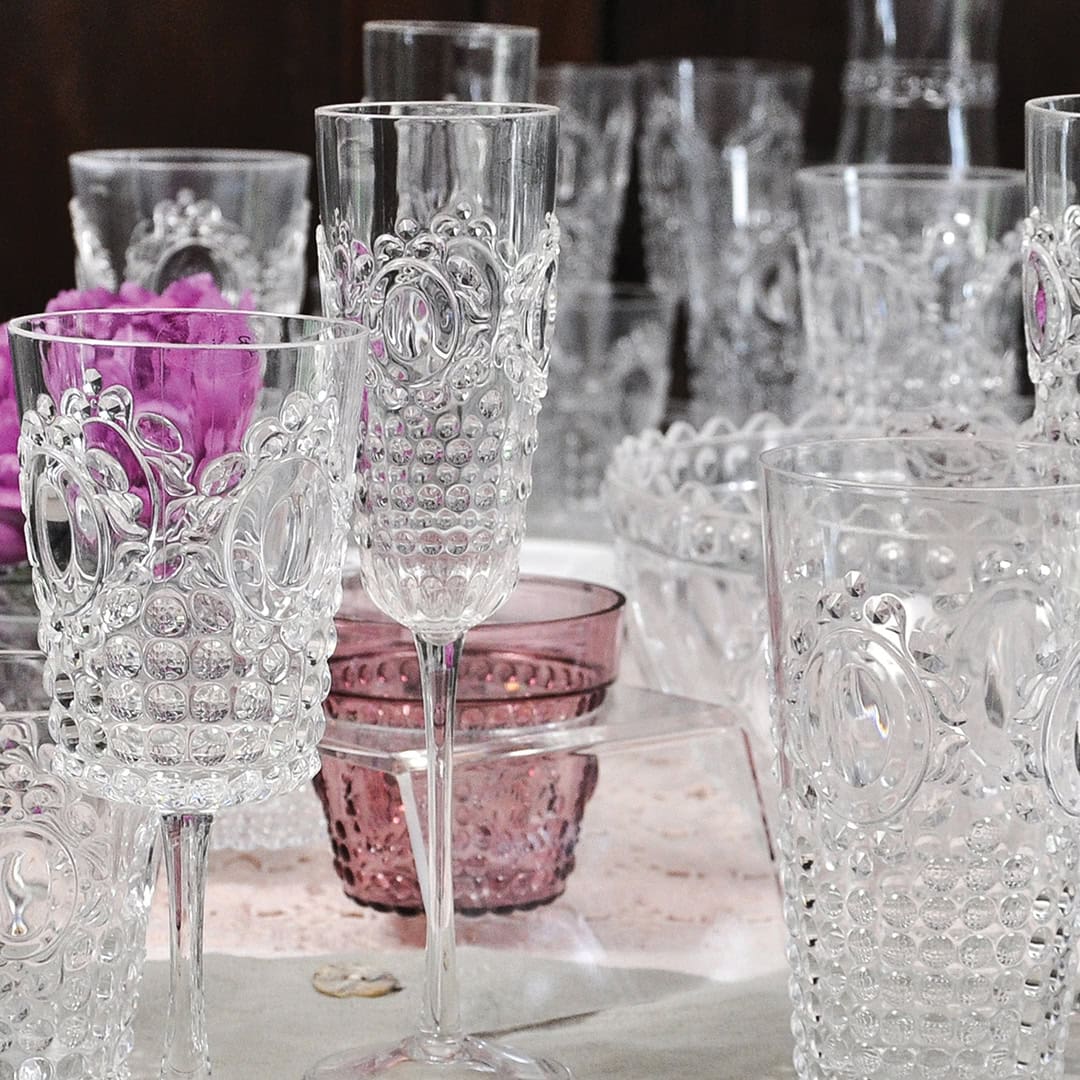 סט 6 כוסות - Baroque & Rock | שקופות