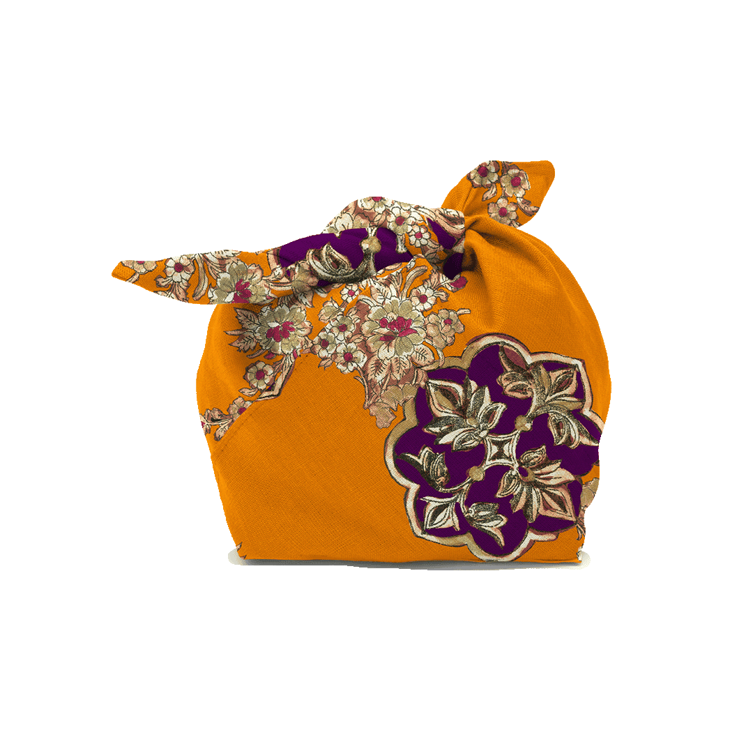 סל קשירה לגריסיני - CASHMERE | פייזלי כתום