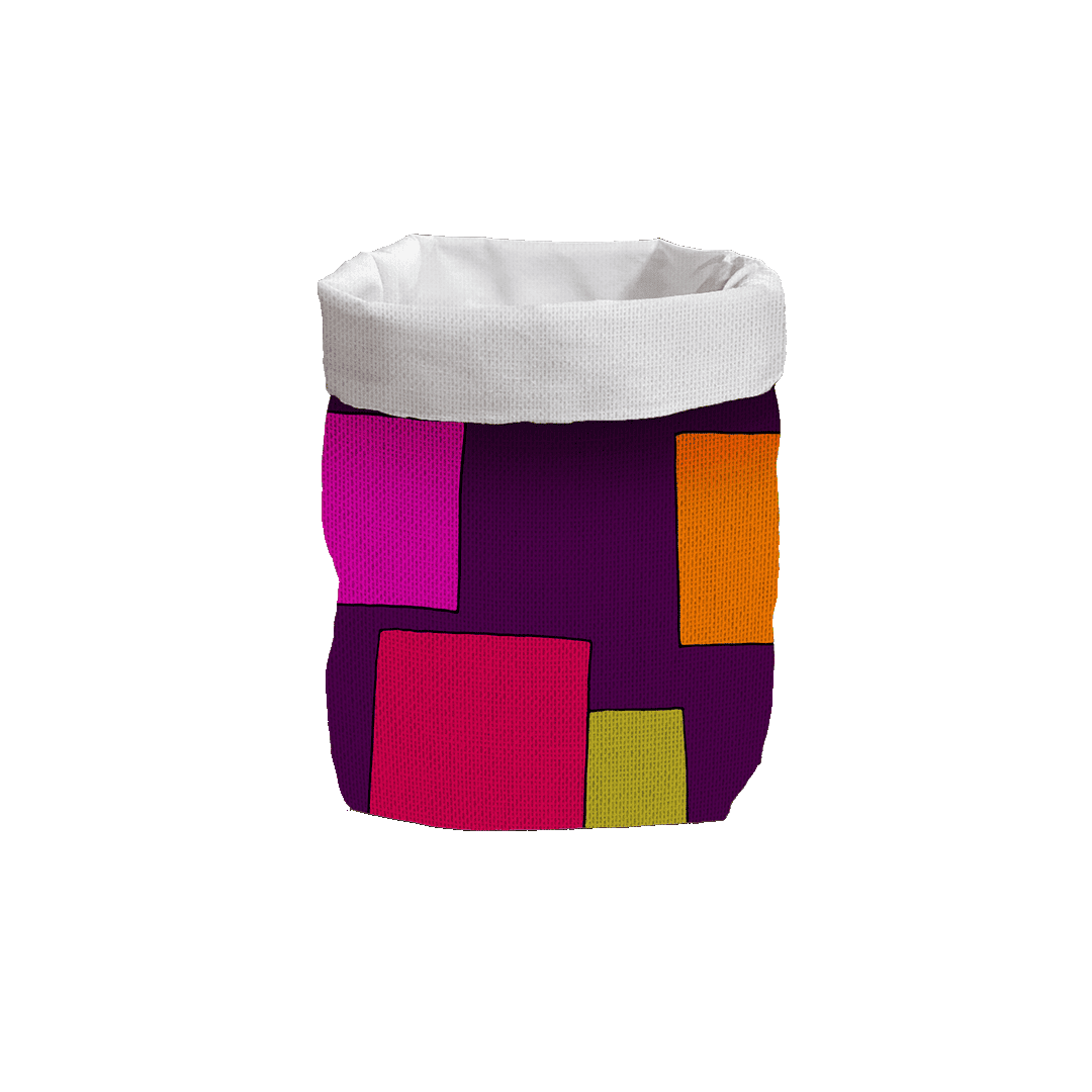 סל לגריסיני - CASHMERE | גיאומטרי סגול