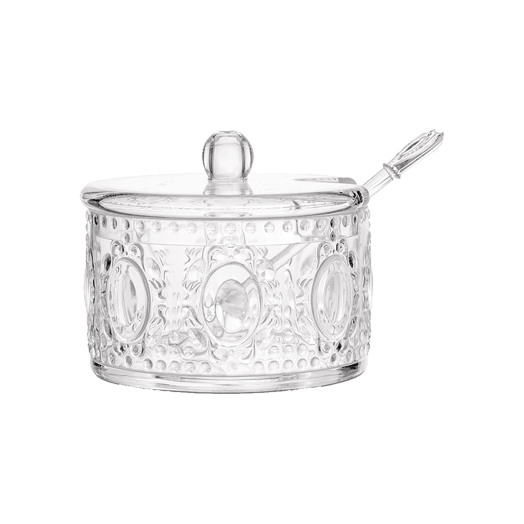 כלי אחסון שקוף עם כף - Baroque & Rock