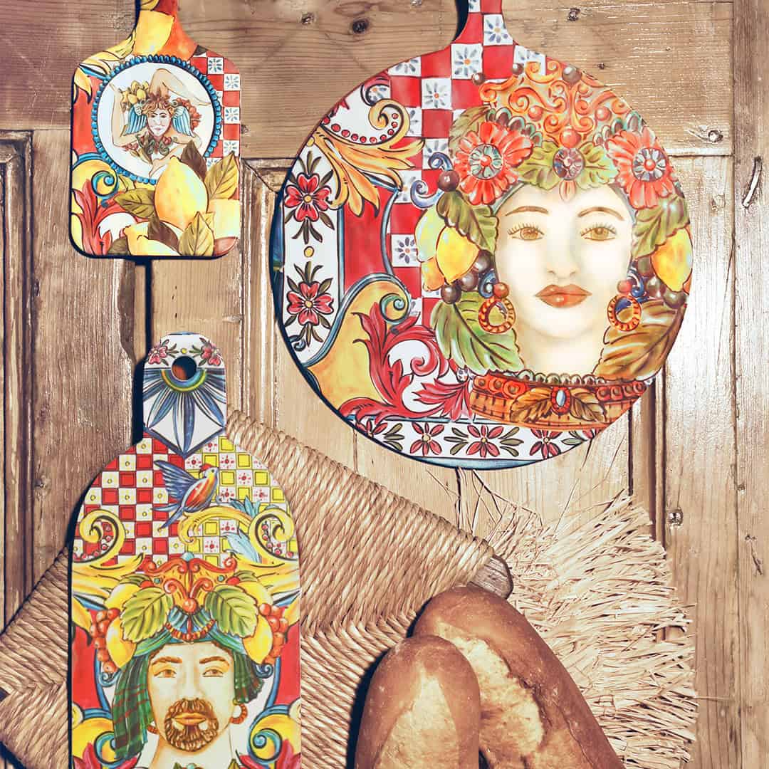 קרש חיתוך מקסי במגוון צבעים - Sicily | כתום