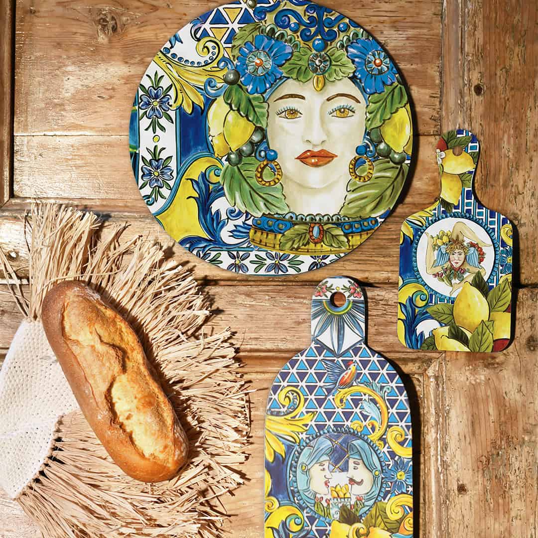 קרש חיתוך מקסי במגוון צבעים - Sicily | כחול