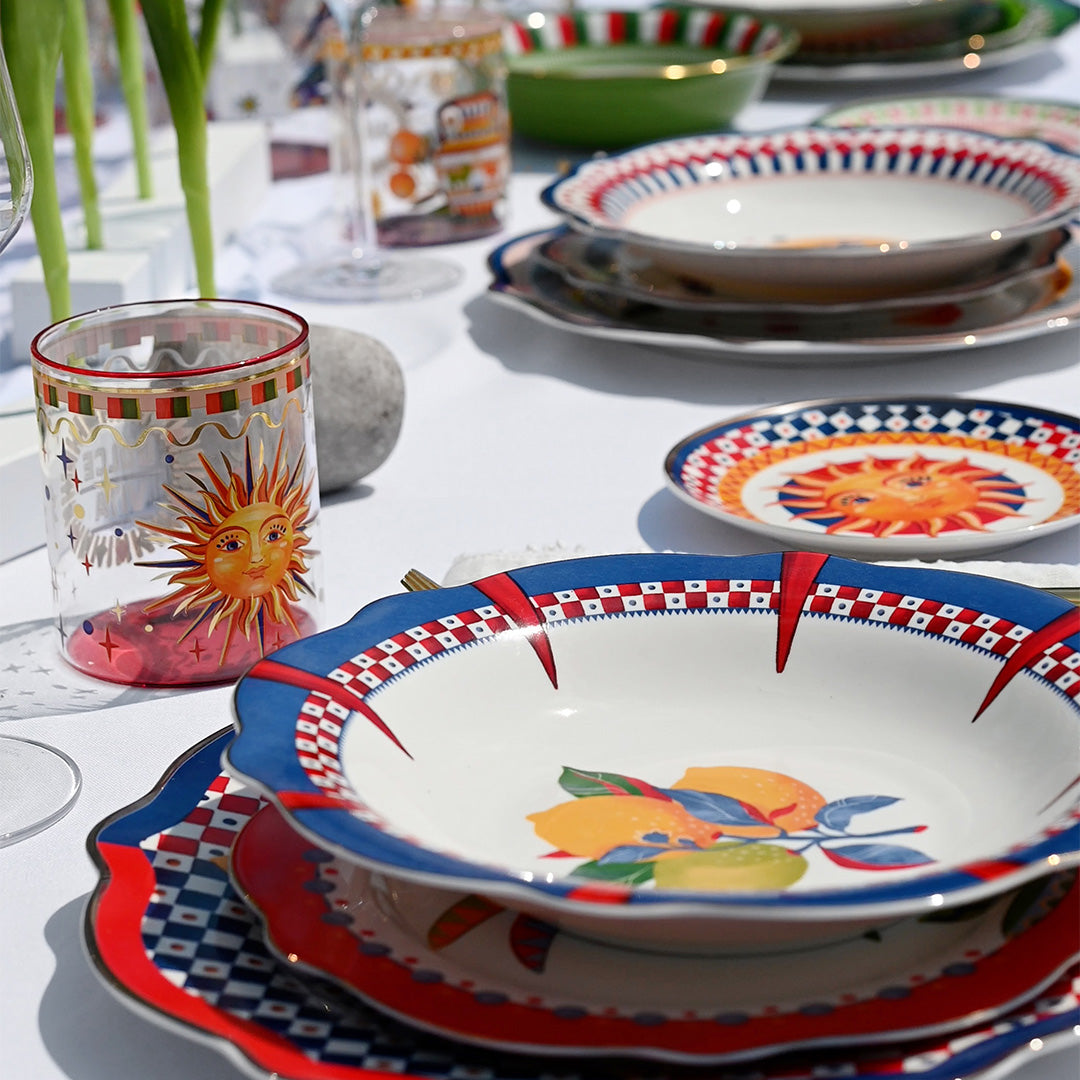 צלחת עמוקה - לימון