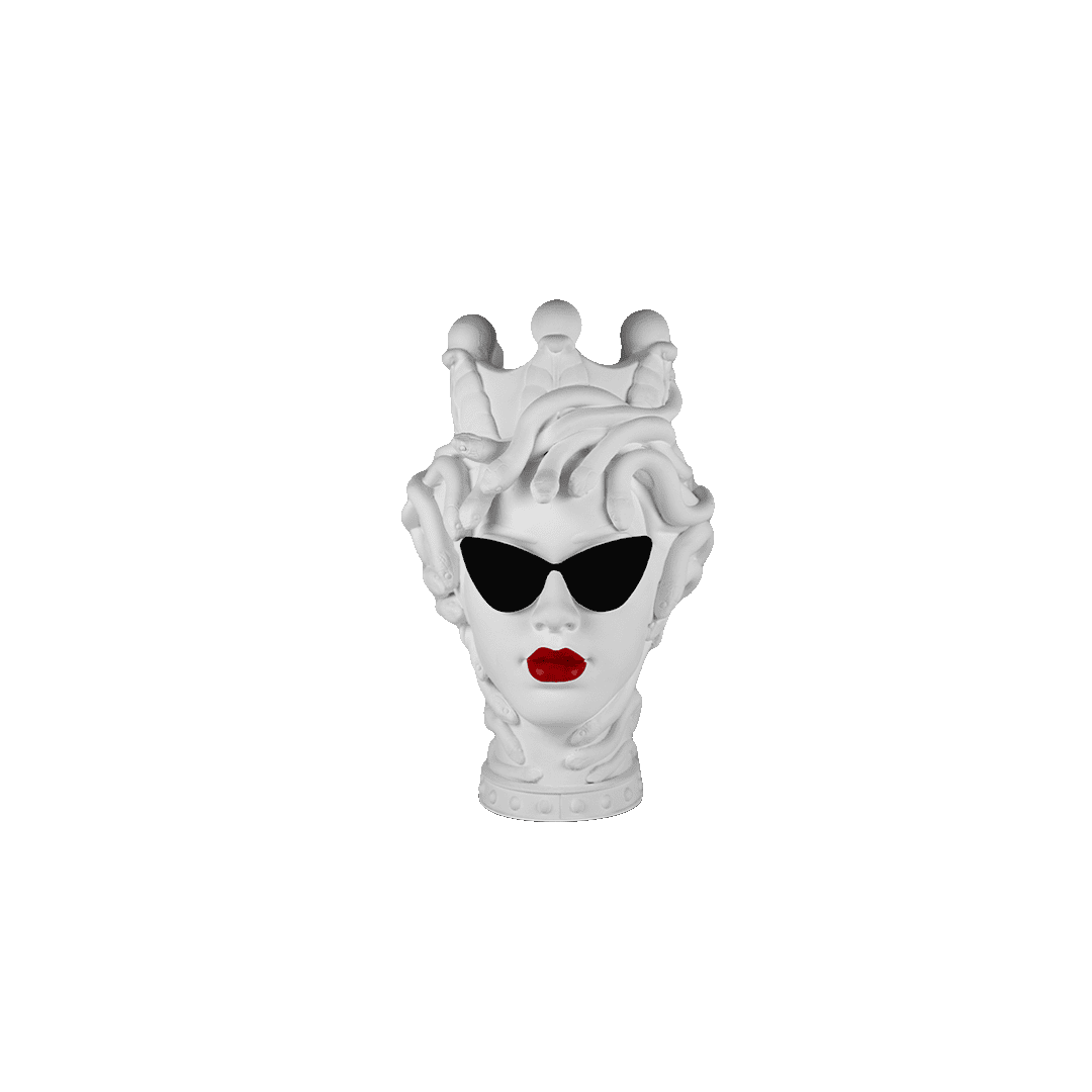 פסל דקורטיבי לתליה במגוון צבעים - לבן | LA VIPERA