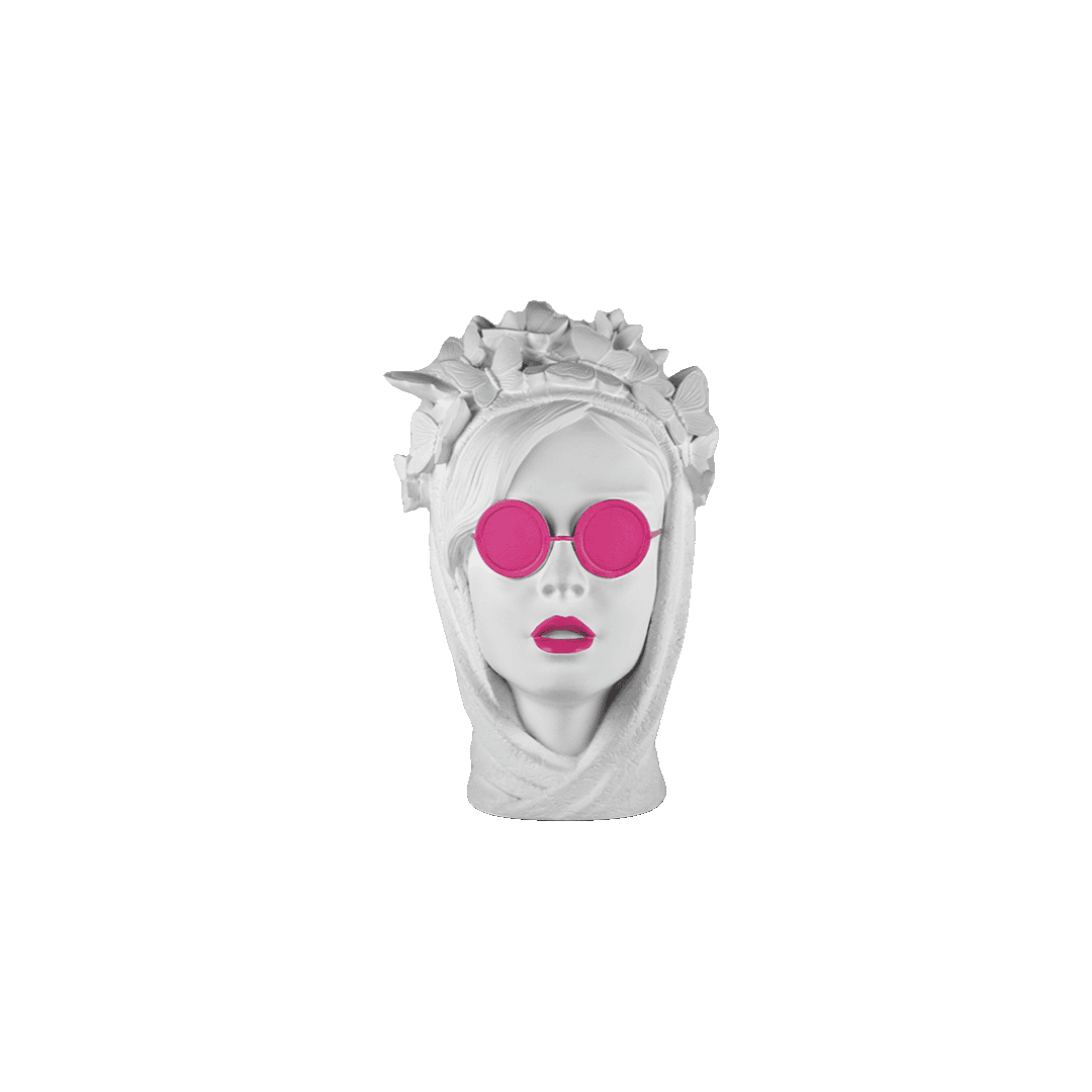 פסל דקורטיבי לתליה במגוון צבעים - לבן | LA SOGNATRICE