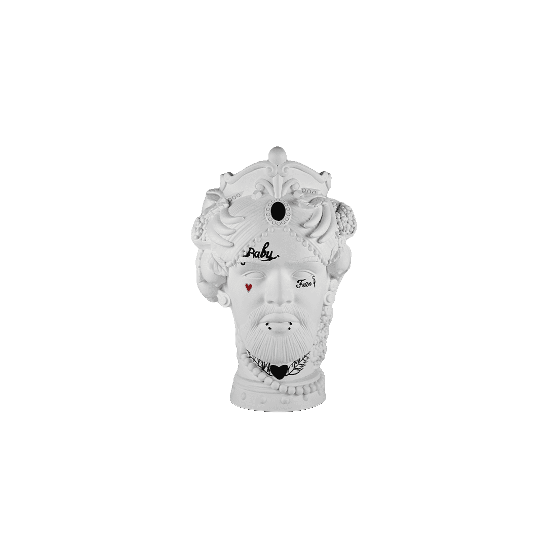 פסל דקורטיבי לתליה במגוון צבעים - לבן | IL TRASGRESSIVO