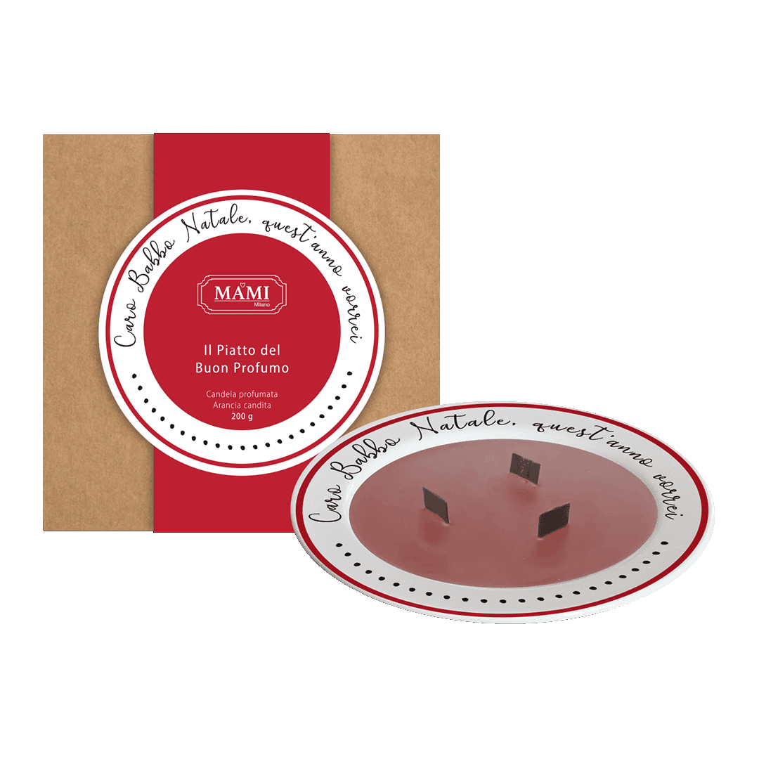 נר ריחני במגוון ריחות Caro Babbo Natale מאתיים גרם