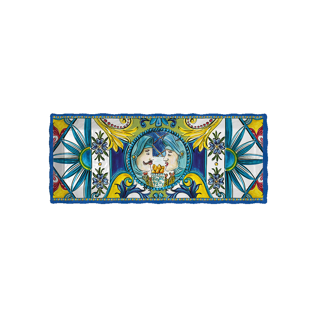 מגש מלבני במגוון צבעים - Sicily | כחול