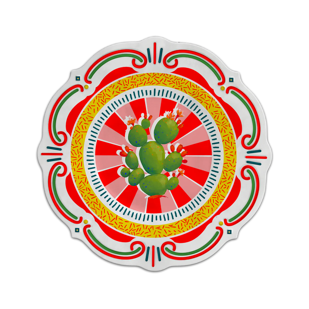 צלחת עיקרית במגוון דגמים - קקטוס - Dolce Vita