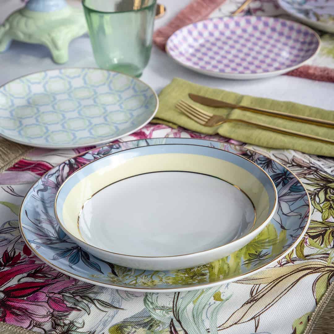 סט 6 צלחות עמוקות במגוון דגמים - Firenze | PLAFIR