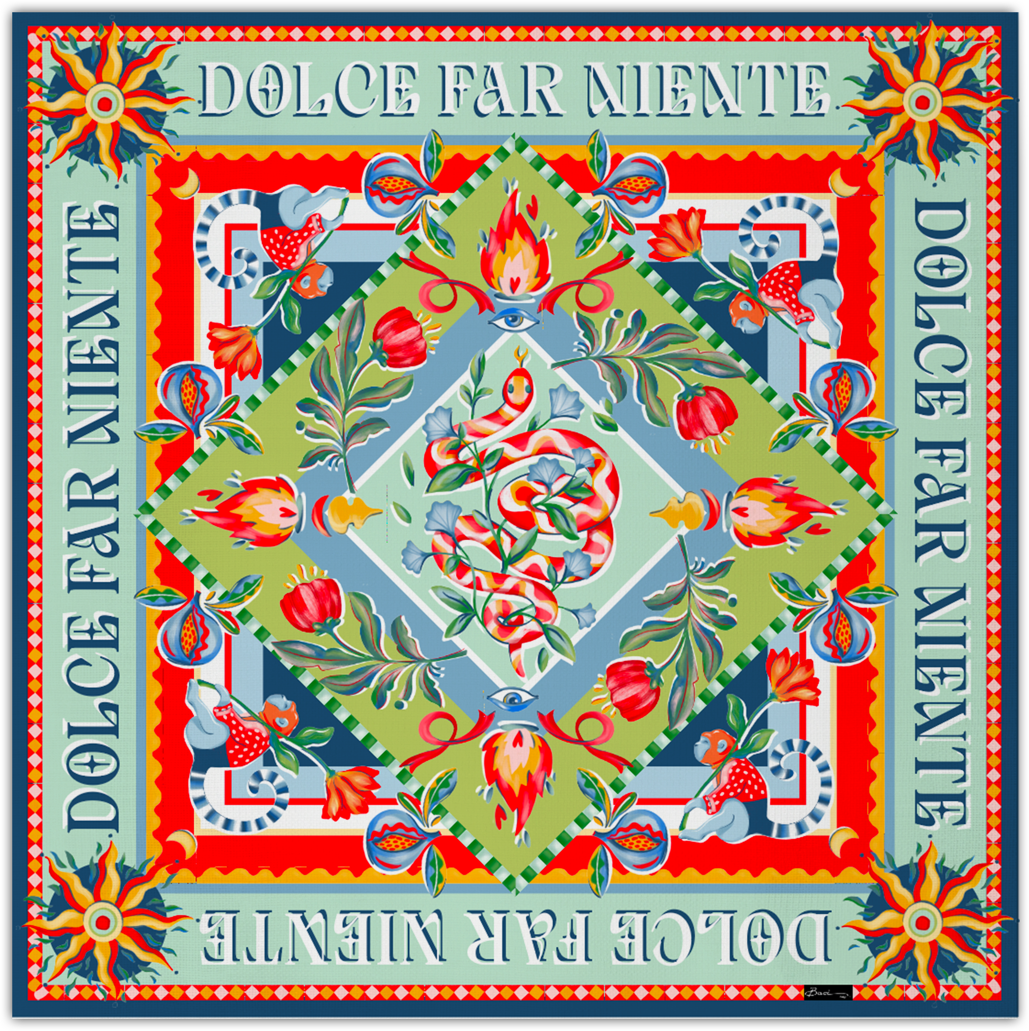 צעיף 60 על 60 ס"מ - Far Niente Scarf