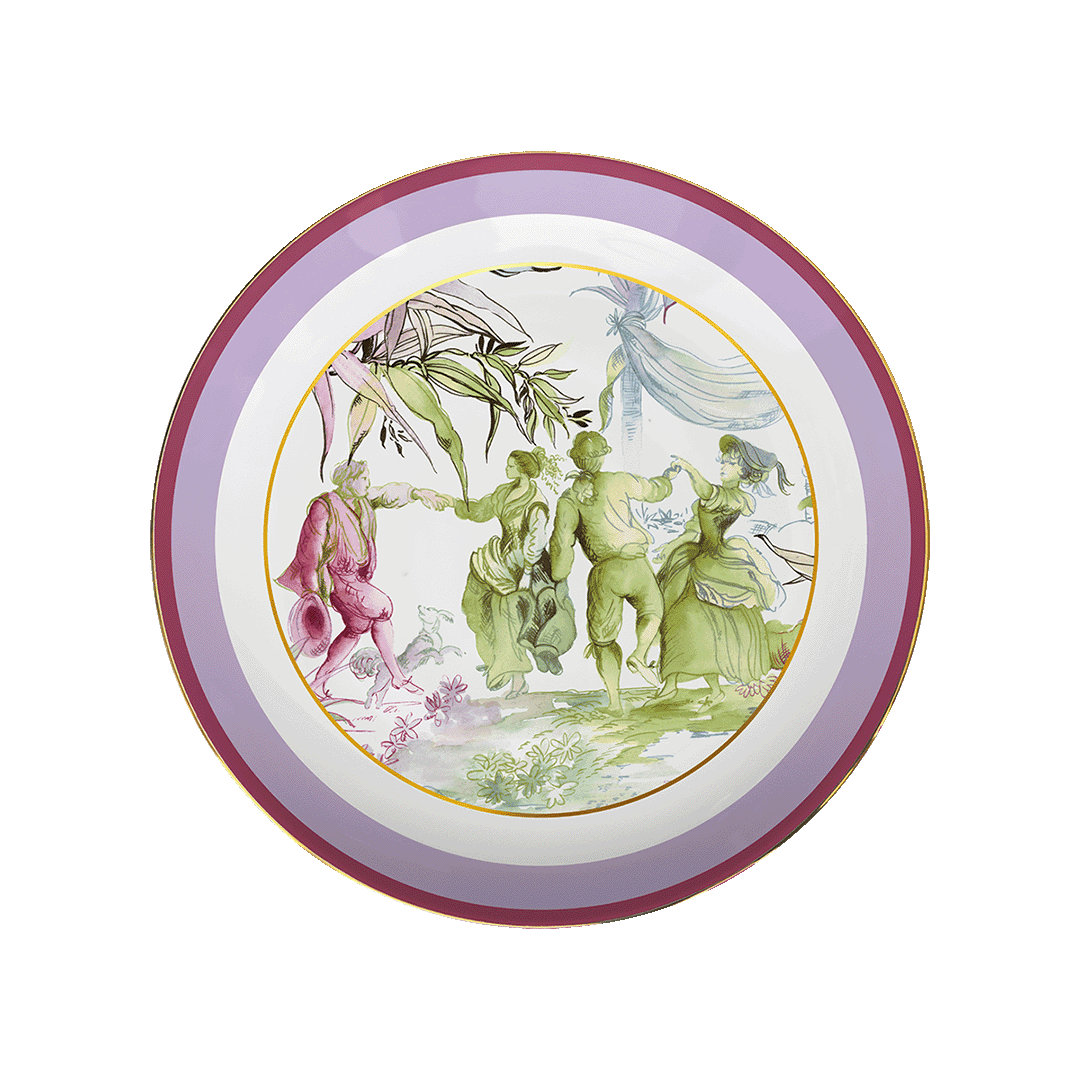 צלחת הגשה עגולה - Firenze