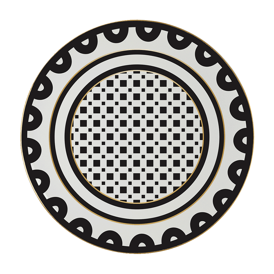 צלחת הגשה עגולה - Optical