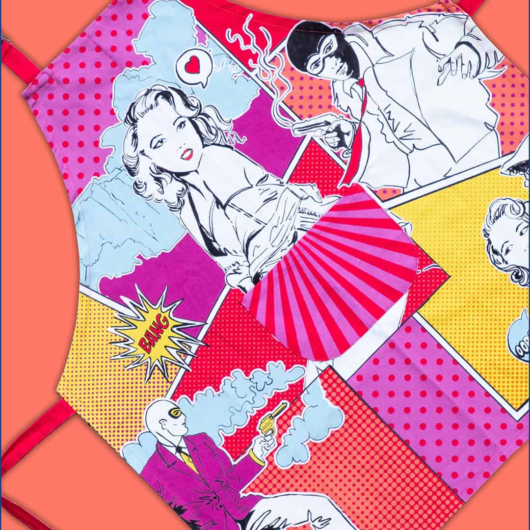 סינר למטבח במגוון צבעים - פוקסיה