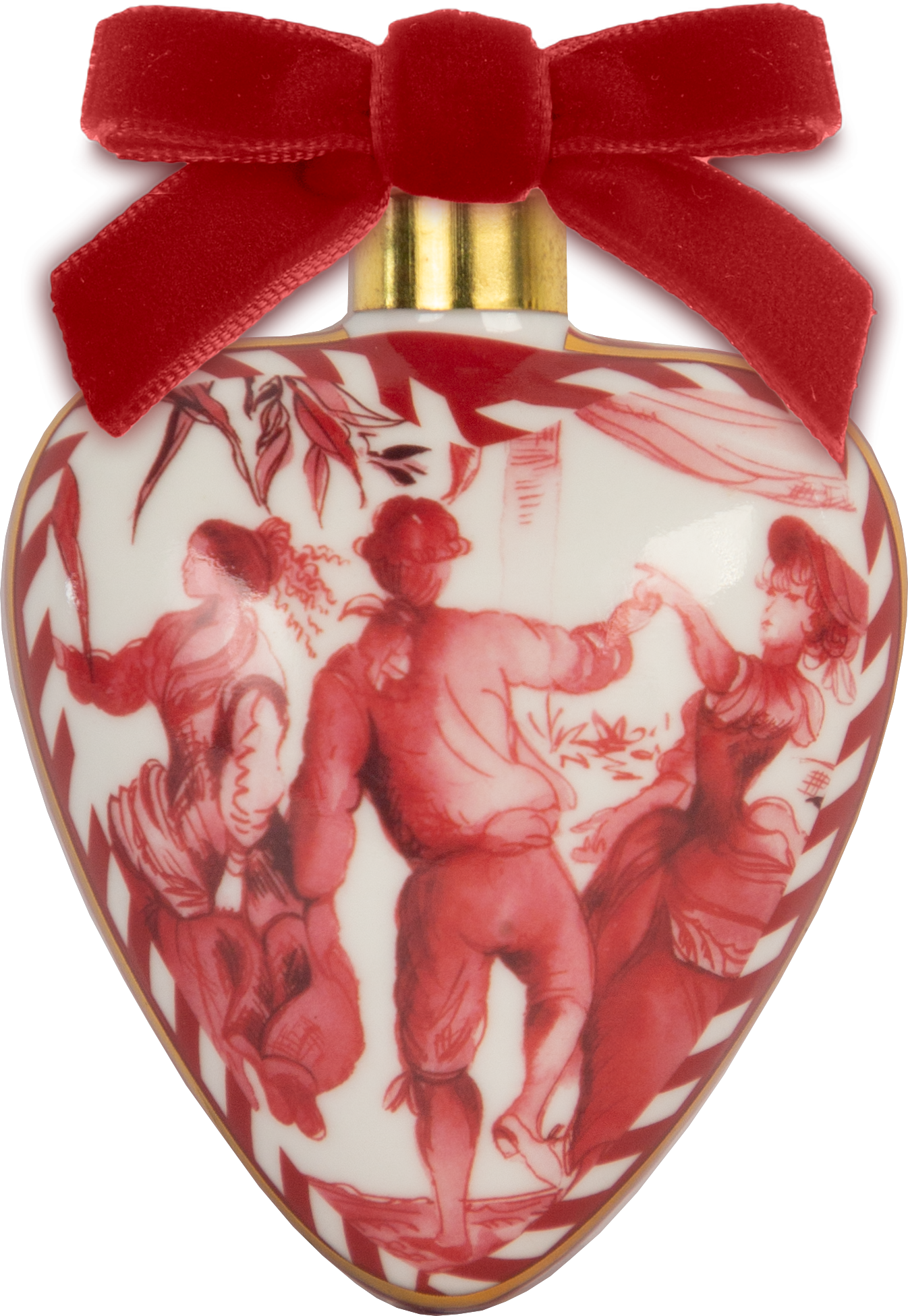 קישוט תלייה במגוון דגמים | לב תלת ממד - Le rouge