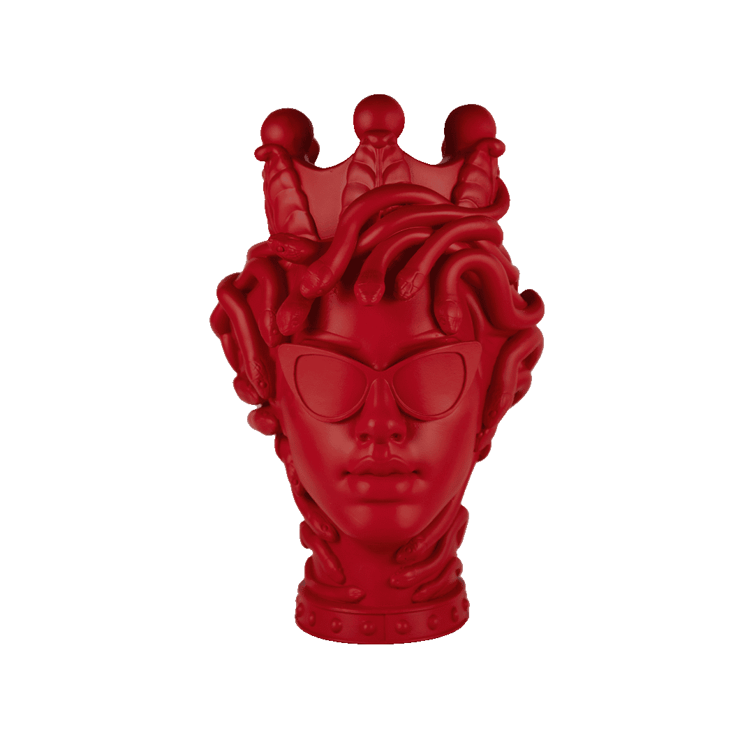 ראש דקורטיבי במגוון צבעים - אדום | LA VIPERA