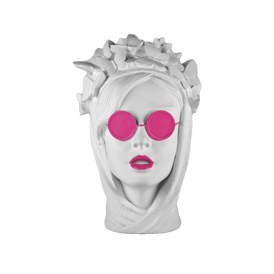 ראש דקורטיבי במגוון צבעים - לבן | LA STILOSA