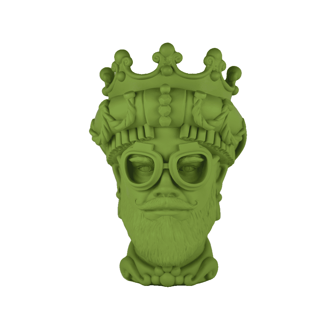 ראש דקורטיבי במגוון צבעים - ירוק | L'HYPSTER