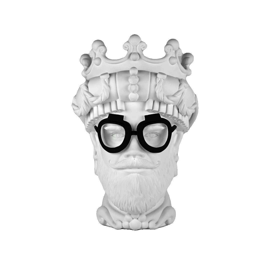 ראש דקורטיבי במגוון צבעים - לבן | L'HYPSTER