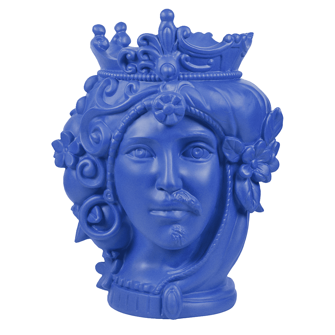 אגרטל דו-ראשי גדול - כחול