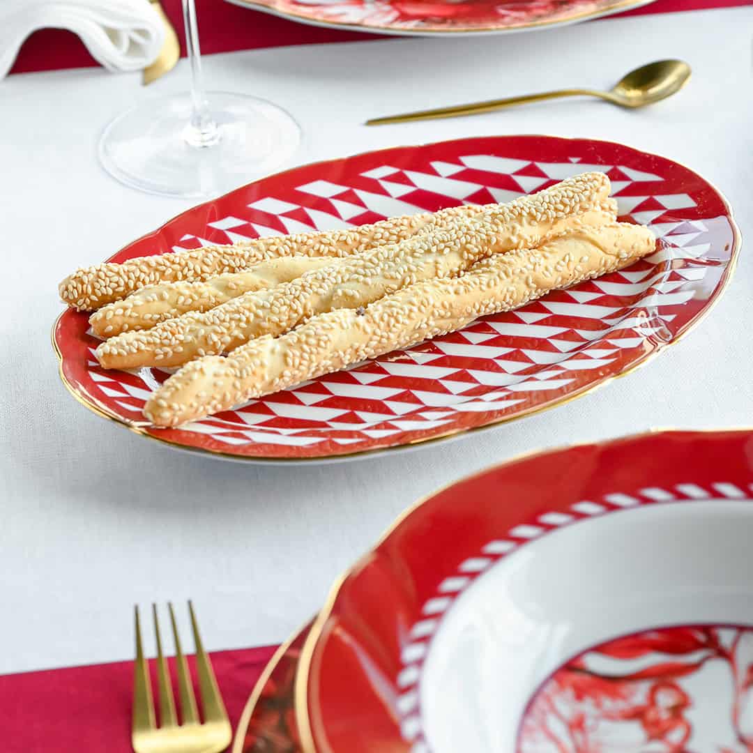 צלחת הגשה במגוון דגמים - Le rouge | אמורפי