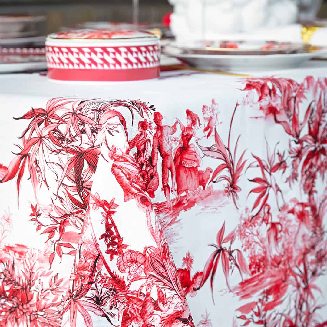 מפת שולחן מלבנית - Le rouge | 160X240