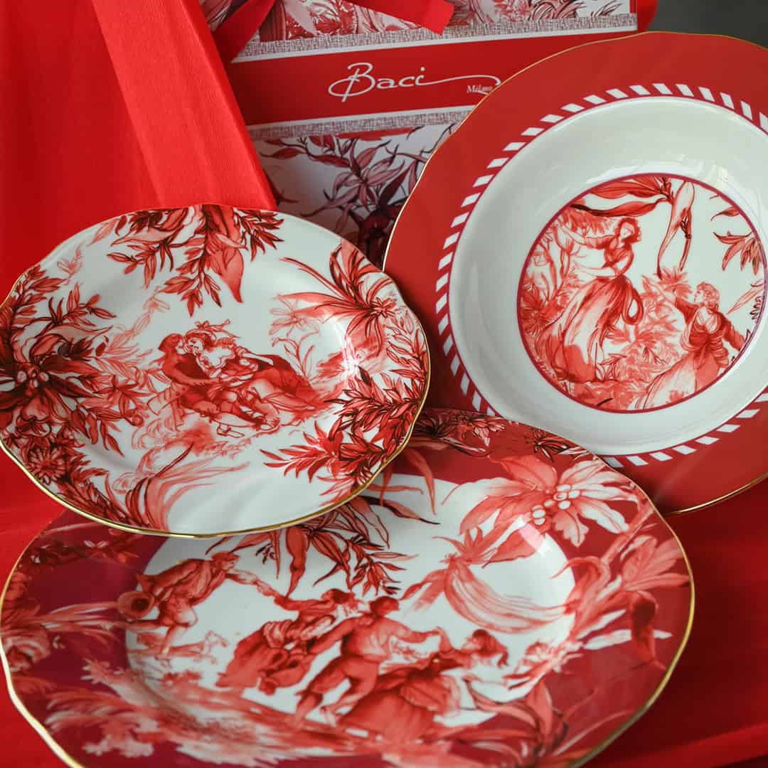 סט צלחות 18 חלקים - Le rouge| PLAROU