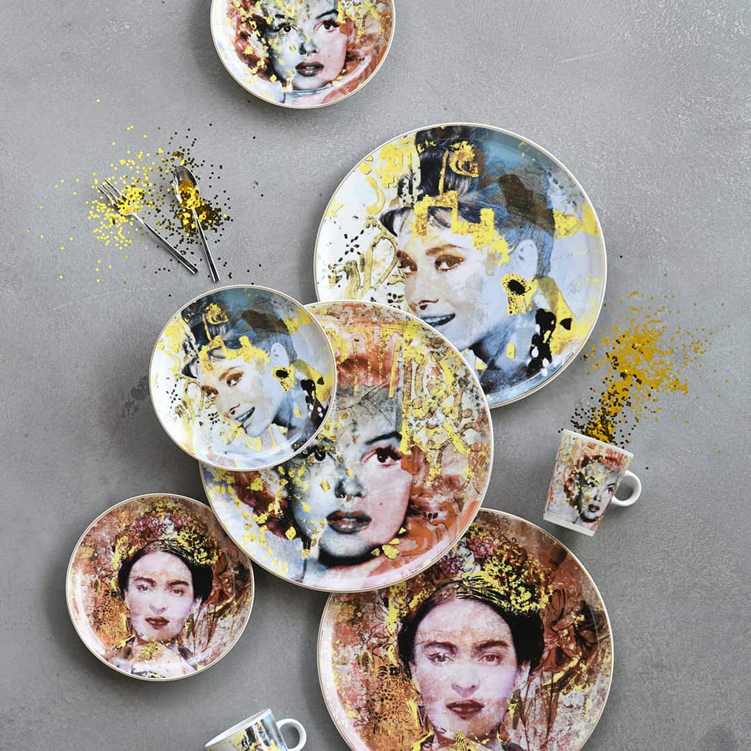 צלחת ראשונה/קינוח במגוון דגמים - AUDREY