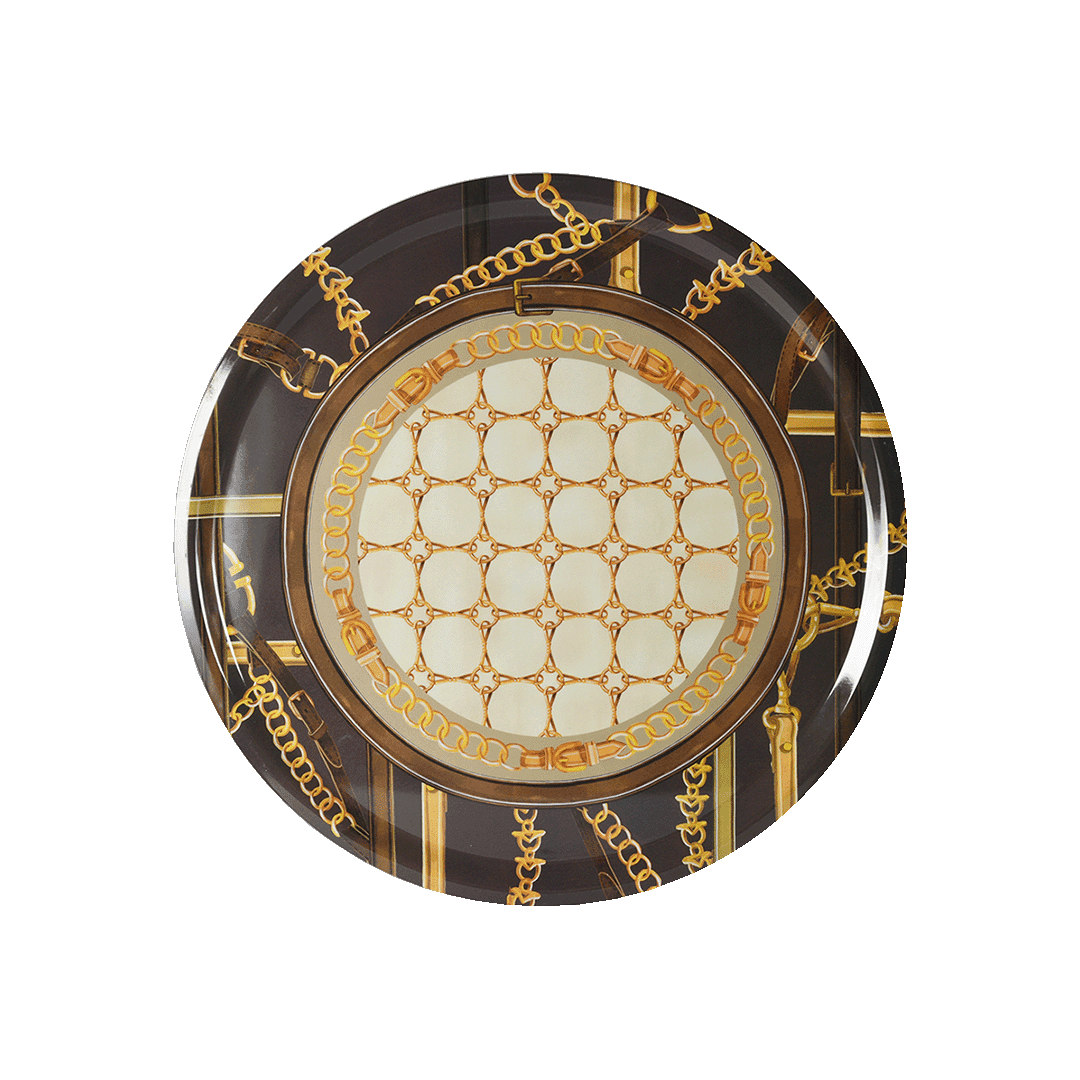 מגש עגול - 40 ס"מ | שרשראות