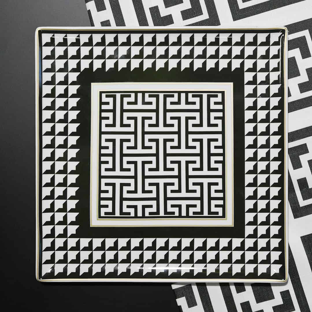 מגש מרובע מקסי - Optical | 27X27