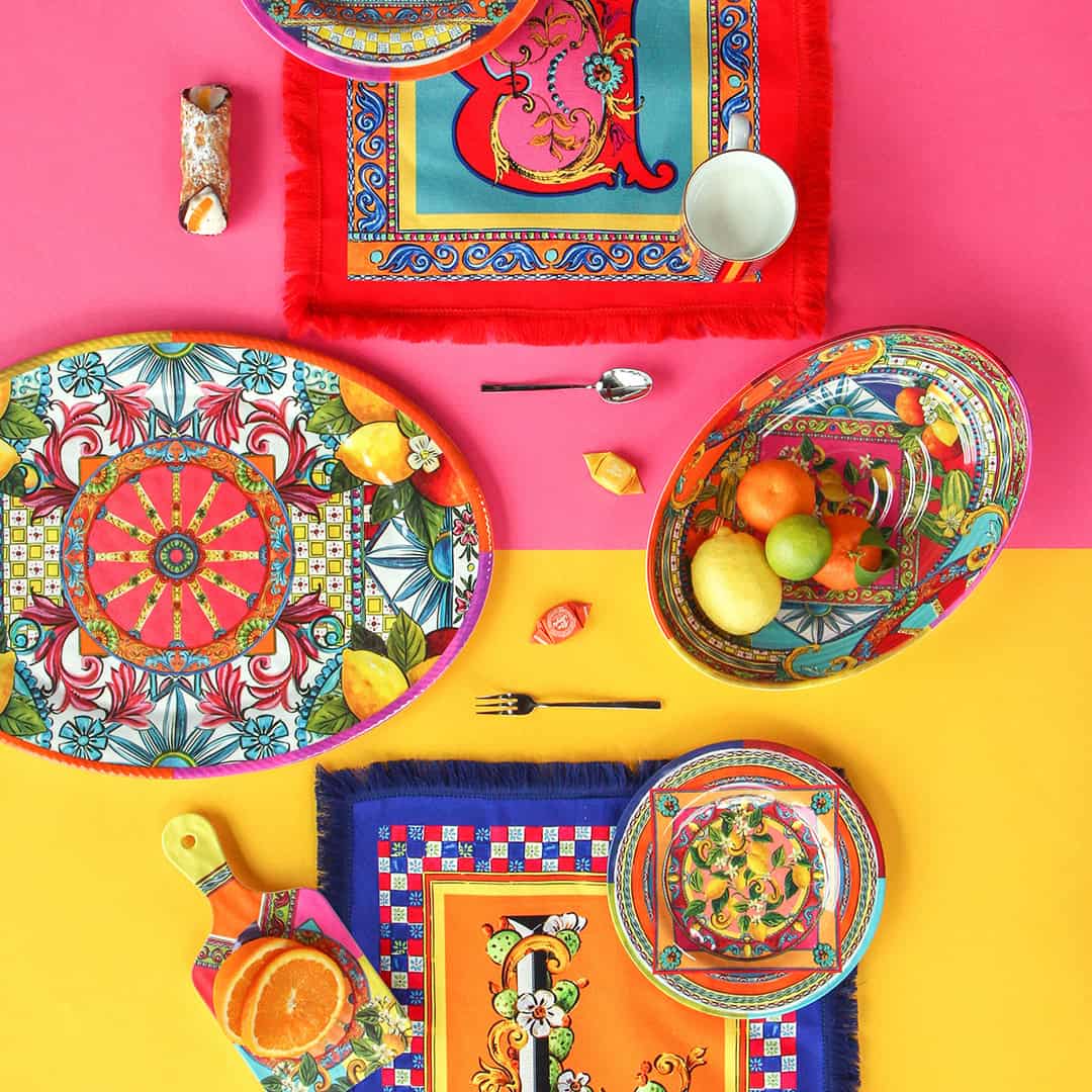 קערת הגשה אובלית - Ortigia