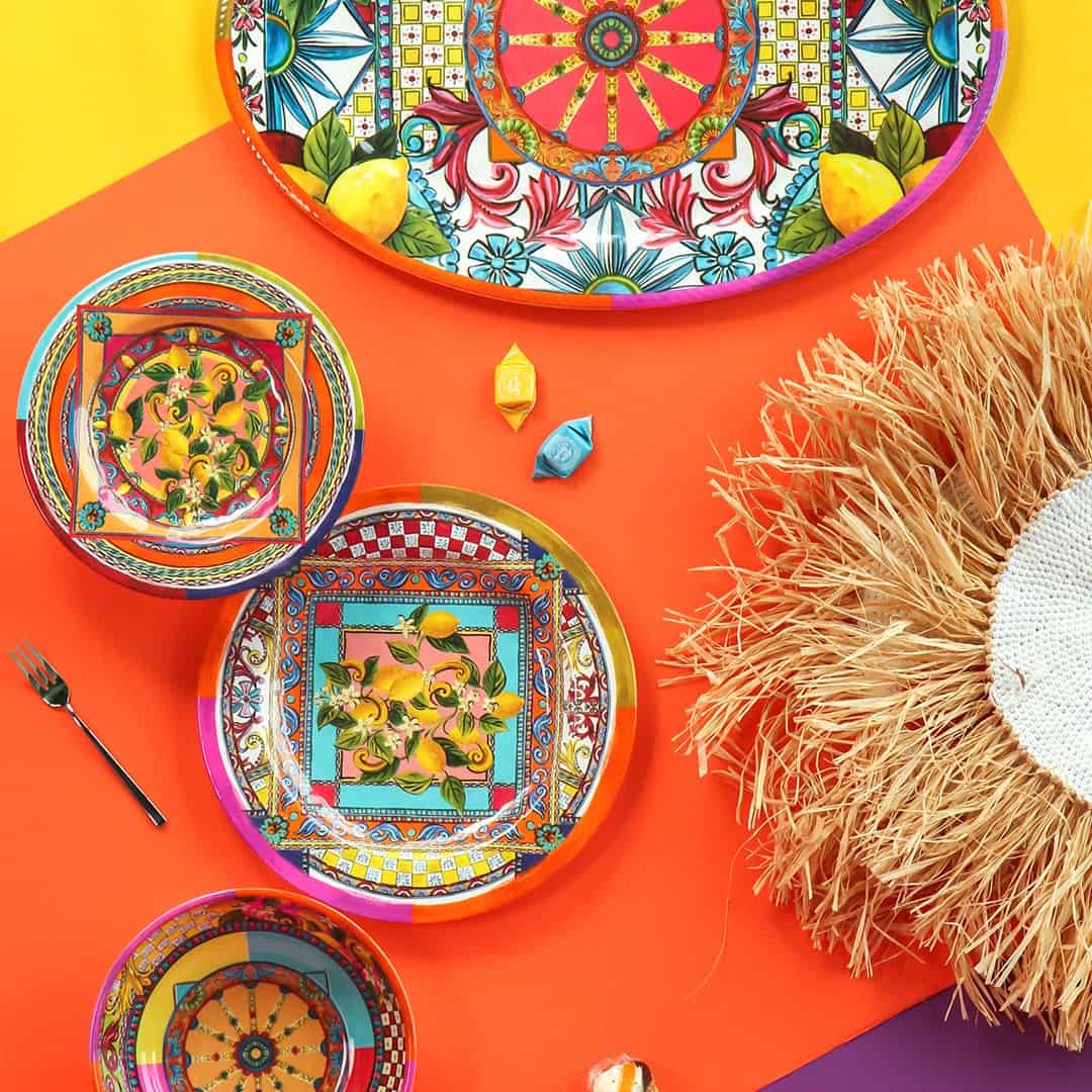 סט 6 צלחות עיקריות - Ortigia