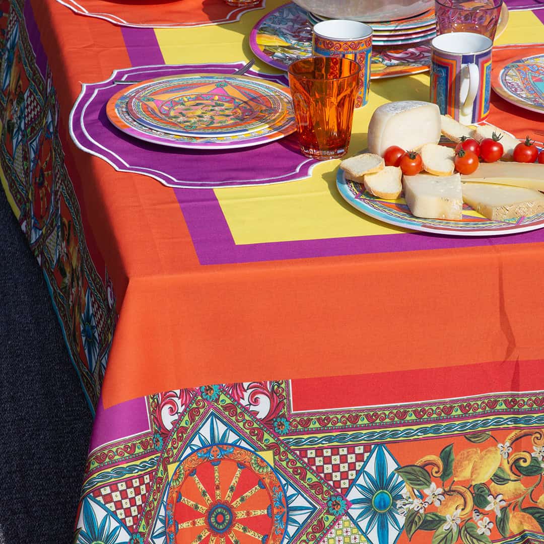 מפת שולחן דוחה כתמים מלבנית - Ortigia | 160X240