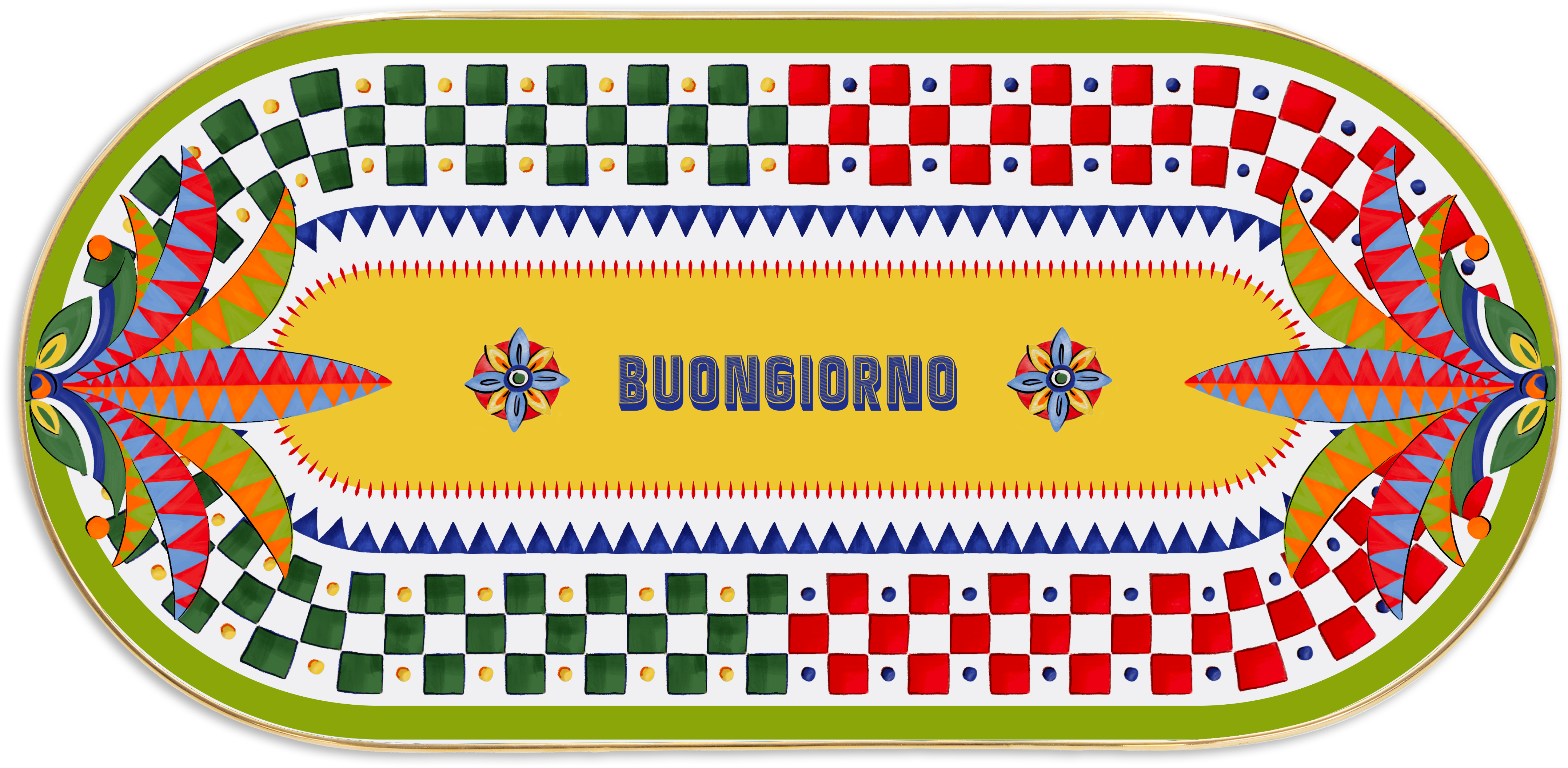 צלחת הגשה אובלית - Dolce Vita | BONGIORNO