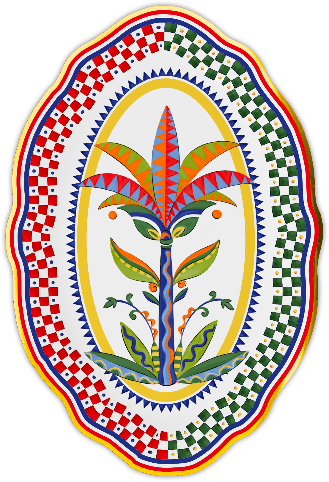 צלחת הגשה אובלית - Dolce Vita | 35x24