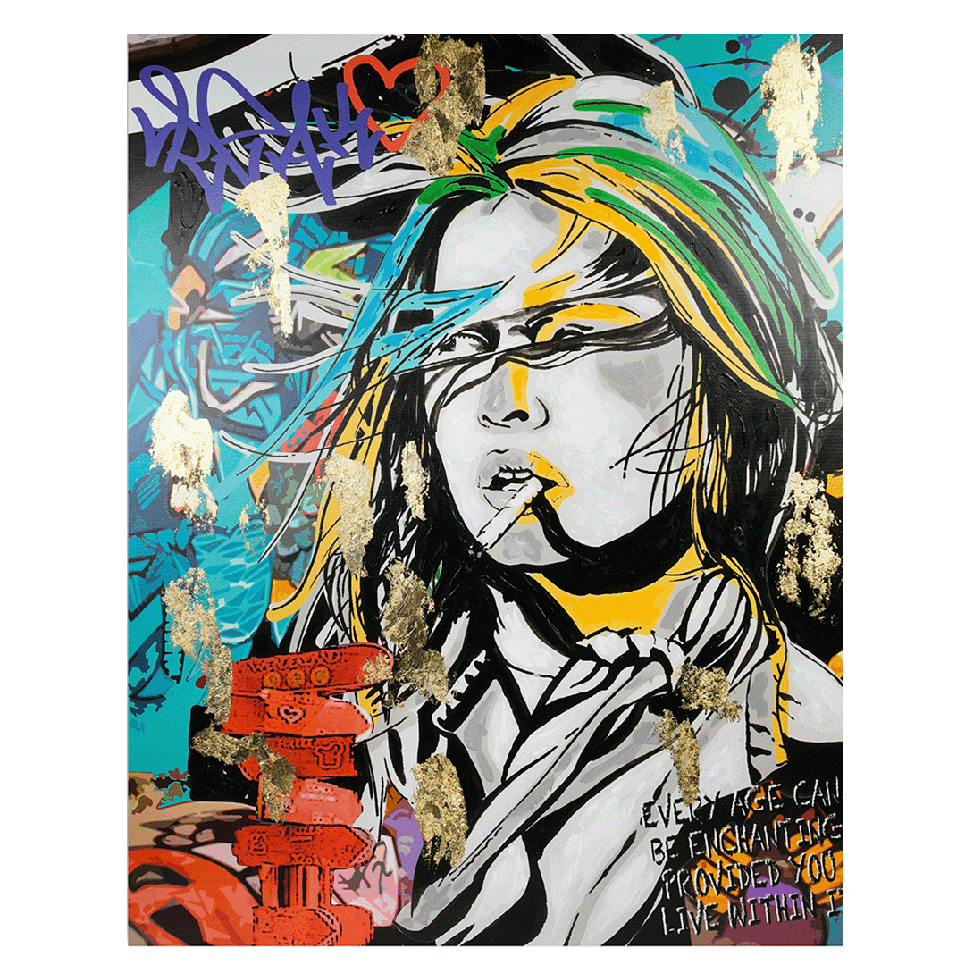 תמונת קנבס - Street Art | BRIGITTE